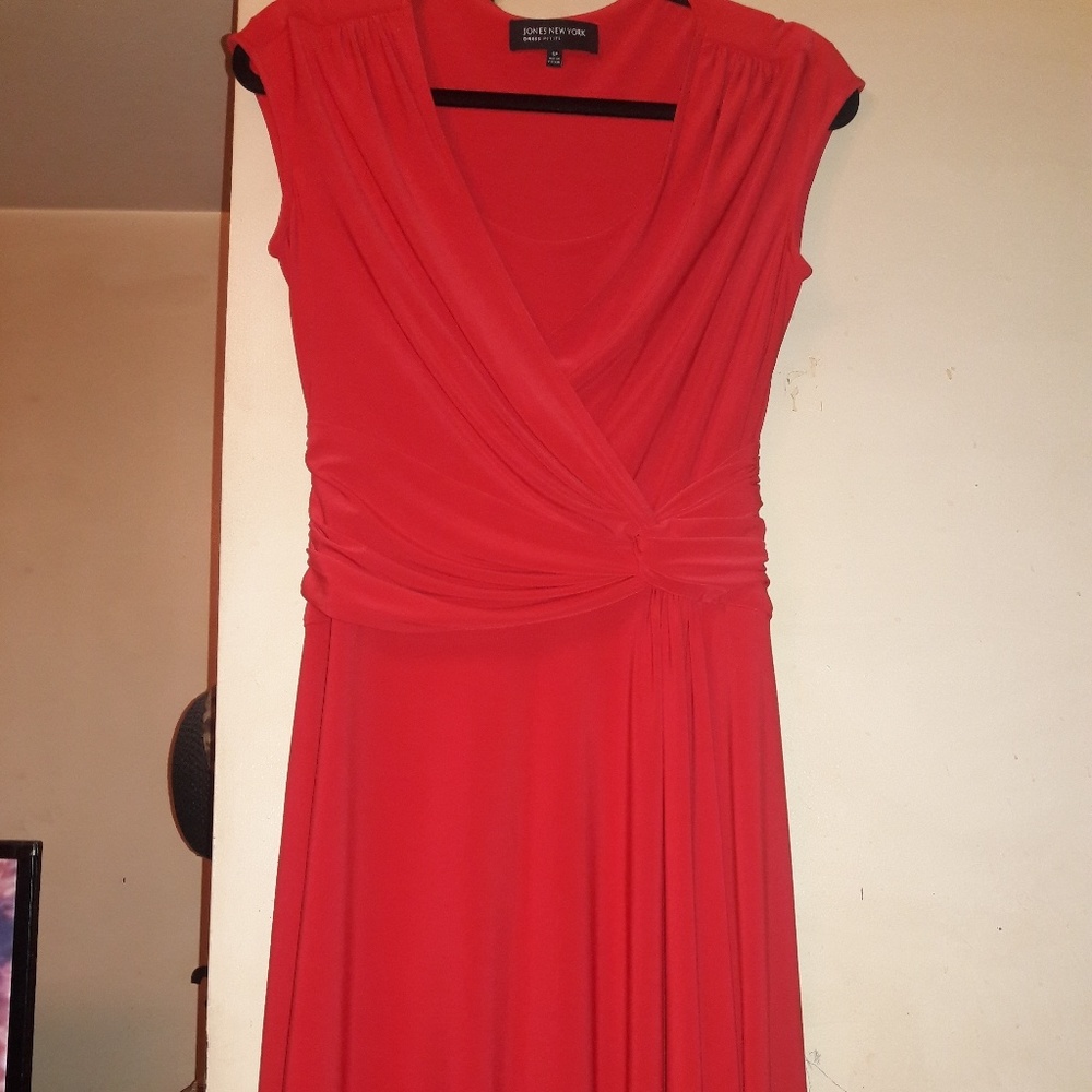 **DONATED**JonesNY, Red Dress, 6P